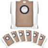 Doctor Robot 6 sacchetti di ricambio Conga 2299-2499-7490-8290 generico compatibile per aspirapolvere Conga 2299, aspirapolvere Conga 2499, 7490, 8290. Ricambio compatibile