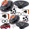 JBL Kit Casse Altoparlanti JBL 4 Woofer + 4 Tweeter per Fiat Panda 169 dal 2003