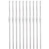 QUARKZMAN Uncinetto Uncino Acciaio Inox Acciaio 1,1mm Taglia USA 11 Ferri Maglia Ferri da Uncinetto per Filati Fai Da Te Filato Artigianale, 10pz