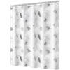 FuninCrea Tenda da doccia 180 x 180 cm, con 12 anelli, tenda da doccia antimuffa, in tessuto per vasca da bagno, asciugatura rapida, impermeabile (180 x 180 cm, fogli)