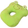 CavspkArt Cuscino per pisolino da ufficio, in cotone memory, grazioso cuscino con foro per le orecchie, morbido cuscino per le orecchie, per dormire, per donne, ragazze, bambini (rana verde)