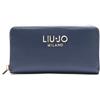 Liu Jo Jeans Portafoglio Caliwen con zip e logo centrale Marrone Marrone Deer X0282