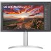 LG Monitor LG 27UP850K-W 27" Argento Nero UltraHD 4K IPS USB-C