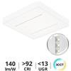 Plafoniera LED 60x60 28W, 36W, 42W, CCT CRI92 UGR13 con driver Philips 28W Bianco Variabile CCT