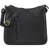 STILORD 'Cecilia' Piccola Borsa a Tracolla Donna Elegante Borsa a Mano Crossbody Vera pelle, Colore:nero