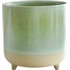 Ivyline Fioriera, ceramica, menta opaca reattiva, altezza 8,5 cm x profondità 8 cm