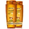 L'Oréal Paris Shampoo Nutriente Elvive Olio Straordinario, Per capelli secchi e spenti, Maxi Formato Risparmio 2x700ml