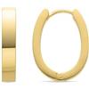 LUXENTER Orecchini finitura oro 18 K - Firax, Pequeños, Metallo, Nessuna pietra preziosa