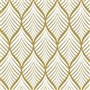 AMIGO Carta da Parati Autoadesiva Boho Oro e Bianco Staccabile e Facile Applicazione,per Soggiorno,Camera da Letto o Decorazioni Moderne 44x500cm