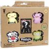 Bizak Fuggler, confezione da 5 figure da 6,5 cm con poster da collezione, 44 figure da collezione, per bambini e ragazze +4 anni (64110400-7)