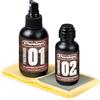 JIM DUNLOP | System 65 Guitar Fingerboard Kit, kit pulizia tastiera chitarra, cura legno tastiera, olio e cleaner inclusi, panno in cotone, manutenzione strumenti a corda