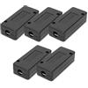 DIGITUS Modulo di connessione LSA Cat 7-5 Pezzi - Schermato - Connettore a dislocazione di Isolamento Cat7 LSA - da AWG 22 a AWG 26 - per Cavi Ethernet, Cavi di Rete, Cavi di Installazione - Nero