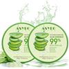 ASYBO 300x2 ML Gel Naturale di Aloe Vera -Crema Idratante Biologica, Lenitiva e Idratante, Ripara scottature e cicatrici, Cura Viso Corpo Peli