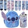 Lucky Boxer Disney Stitch - Zaino per bambini con motivo Stitch, misura 27-30 bambini (confezione da 1), blu, 31-34, Casual