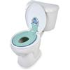 Bright Starts, Disney Baby Stitch Flip & Sit Riduttore WC Bambini, Sedile WC Sicuro con Maniglie Antiscivolo, Facile da Montare, Da 18 Mesi, Blu