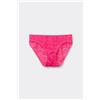 Tezenis Slip Classico In Pizzo Donna Rosa