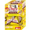 INABA Churu Fun Bites Snack per Gatti, Bocconcini di Pollo con Tonno e Formaggio - 8 Pack x 12gr - Morbido e Cremoso - Cibo per Gatti Senza Conservanti o Coloranti Artificiali, Grain-Free