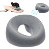 AVCXEC Cuscino per Massaggio Viso, Cuscino per Massaggio a Faccia in Giù, Cuscino da Massaggio a Forma di U, Cuscino per il Viso da Massaggio con Foro, Cuscino Massaggio Viso in Memory Foam per Salone