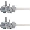 Flylin Interruttori Per Rubinetto Della Benzina, 2 Pcs Valvola Rubinetto Carburante con Coppetta, Filettatura Interna 14,5 mm, per Motore GX390 e Generatore a Benzina