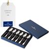 Villeroy & Boch Oscar Set di Cucchiaini da Espresso, 6 Pezzi, Acciaio