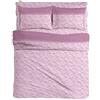 MAXIME MAISON - Completo Lenzuola Matrimoniali Cotone Stampate, Set Lenzuola Letto Matrimoniale con Federe, Lenzuolo in Cotone Anallergico, Biancheria da Letto Made in Italy (Iris Cipria)