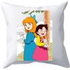 Bulabadoo Cuscino Heidi e Clara - Cartoni Bambini - Cartoni anni 70 - Cuscini Divano - Cartoni Tv - Idea Regalo Bambina