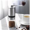 Yunnyp Macinacaffè manuale, macinacaffè manuale a 6 grossi regolabili in acciaio inox, mini macinacaffè portatile per casa, ufficio, campeggio, viaggi, regalo di compleanno