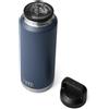 YETI Rambler Bottle Chug, Vacuum Insulated Stainless Steel Bottle with Chug Cap, Navy, 46 oz (1.4 L)