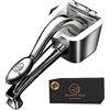 Gourmet Easy Spremiagrumi manuale in Acciaio Inox di qualità Premium | Professionale Spremi lime per frutti grandi | Con impugnatura ergonomica | Spremi limone on 5 anni di garanzia