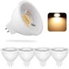 BVCL GU5.3 MR16 LED 7W, lampade dimmerabili, sostituisce lampade alogene da 50W, 650lm AC/DC 190-260V Senza sfarfallio, lampadine Spot LED MR16, 5er Pack (Color : Warm White 3000K)