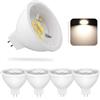 BVCL GU5.3 MR16 LED 7W, lampade dimmerabili, sostituisce lampade alogene da 50W, 650lm AC/DC 190-260V Senza sfarfallio, lampadine Spot LED MR16, 5er Pack (Color : Natural White 4000K)
