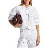Pepe Jeans Frankie, Giacca Donna, Bianco (Denim),M