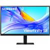 SAMSUNG Monitor Samsung ViewFinity S80UD S27D800UAU 27" Nero UltraHD 4K IPS USB-Hub