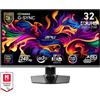 MSI Monitor MSI MPG 322URXDE QD-OLED 32" Nero UltraHD 4K G-Sync- USB-C DisplayPort 21a UHBR20 240Hz