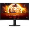 AOC Monitor AOC CQ27G4X 27" Nero QHD Fast VA Curvo HDMI DisplayPort 180Hz