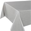 Delindo Lifestyle Tovaglia Wien Home, moderna biancheria da tavola per set da birreria, con protezione antimacchia, grigio, 110 x 260 cm