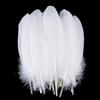 JDCMEI 100 Pezzi Piume Bianche Naturali, Piume Bianche Decorative Piume per Artigianato Piume Artigianali per Fai da Te Copricapo Artigianato Costum Natale Pasquale Festa di Matrimonio