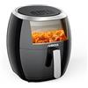 Zstar Friggitrice ad aria calda, 8 programmi, 8 l, senza olio, friggitrice ad aria calda, con touch screen digitale, finestra di visualizzazione, funzione timer, regolazione della temperatura