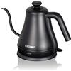 Cloer 4960 Bollitore Elettrico a Collo D'Oca Gooseneck da 0,8 litri, coperchio rimovibile, 1000 W, indicatore del livello dell'acqua interno