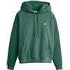 Levi's Felpa con Cappuccio Everyday, Verde, XS Donna