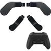 Mingxiong 4 PCS Elite Controller Paddles for Xbox One Elite Controller Series 2 Model 1797/1698,Stainless Steel Replacement Parts for Xbox Elite Controller Series 2 Core(Black)
