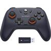 GameSir Nova Lite Controller Wireless, Connettività Tri-mode, Gamepad joystick per PC Windows/Switch/Stem/iOS/Android, con grilletto ad effetto Hall, DualVibration, Turbo, Motion (Viola scuro)