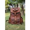 PARRYS LEATHER WORLD Zaino In Vera Pelle Vintage Marrone Grande Da Uomo Per Viaggio E Ufficio