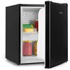Klarstein Scooby - Mini Frigorifero, Sistema EcoExcellence, Classe Energetica E, Capacità 40 L, Regolatore di Temperatura, Inserto per Ripiano Estraibile, Vano Bottiglie Fino a 2 litri, 41 dB, Nero