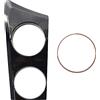 Lodokdre Porta bicchiere nero (LHD) per MW SERIE 1 E87 E81 E82 E88 116I 118I 118D