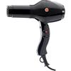 GAMMAPIU' Asciugacapelli Professionale Turbo Tormalionic 5555 Nero, Phon per Capelli, Leggero, Silenzioso, Potente, Griglia Rivestita in Tormalina, W 2000-2400