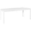 Decor Space Decorspace Tavolo allungabile Nardi Rio piano telescopico in durel-top per giardino e veranda Made in Italy (210-280 x 100 cm, Bianco)