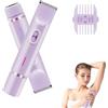Horuili® Trimmer bikini ricaricabile a doppia testa per donne e uomini - Rasoio intimo per una pelle liscia - Depilatore elettrico della linea bikini