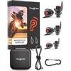 Hearprotek 3 Paia di Tappi Orecchie Moto, 24dB Tappi Riutilizzabili, Isolamento Confortevole dal Rumore del Vento per la Protezione Dell'udito, Guida, Corse, Racing-Regali per amanti delle moto