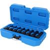 BRILLIANT TOOLS BT022605 Serie di bussole per avvitatore a impulsi da 1/2, XZN, 8 pz, M5 - M18 [Powered by KS TOOLS]